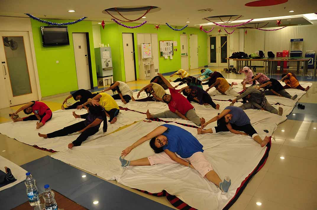 Team Yoga Practice